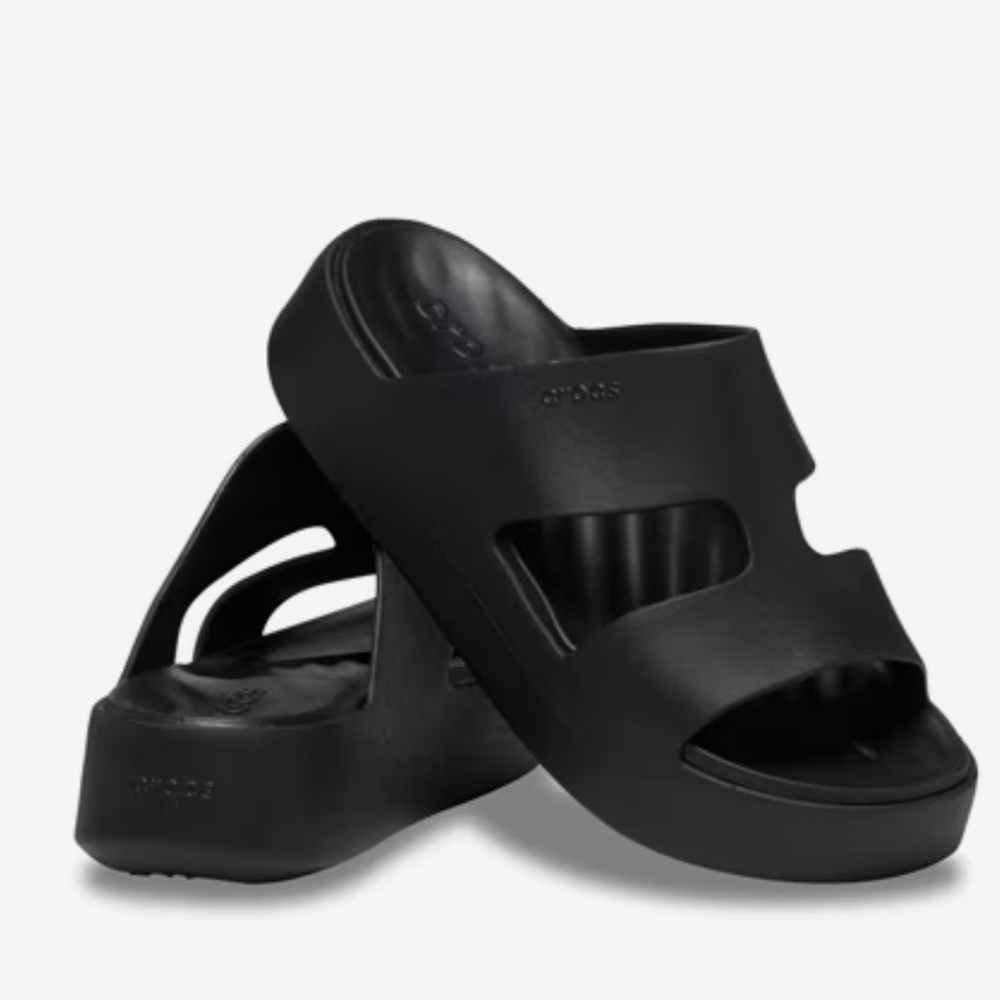 CROCS Black Slide Sandals